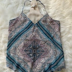 NWOT Lavender Brown Racerback Tank Small
